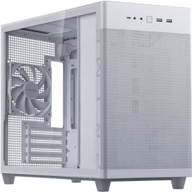 ASUS Prime AP201 Tempered Glass, weiß, Glasfenster
