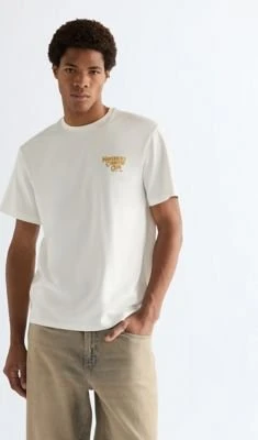 Wrangler Graphic T-Shirt kurzarm worn white (Herren)