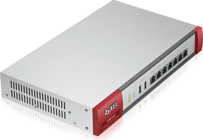 Zyxel ZyWALL USG210 UTM Rackmount Firewall, 7x RJ-45, Service Bundle, 1 Jahr