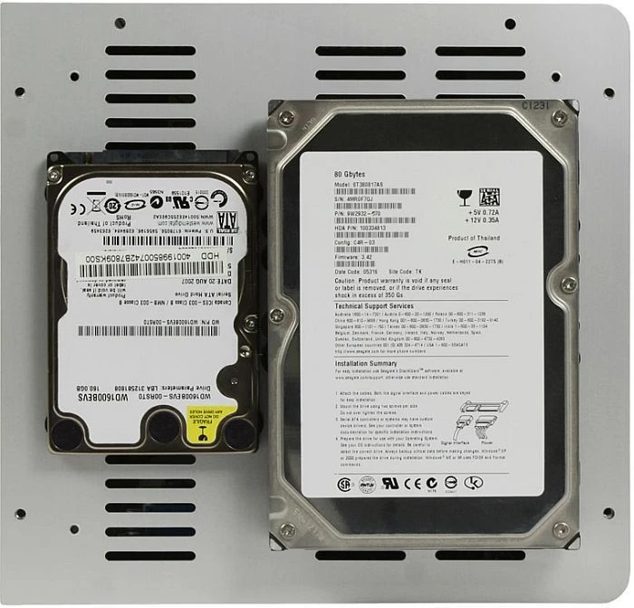 Cooltek Coolcube silber, Mini-ITX