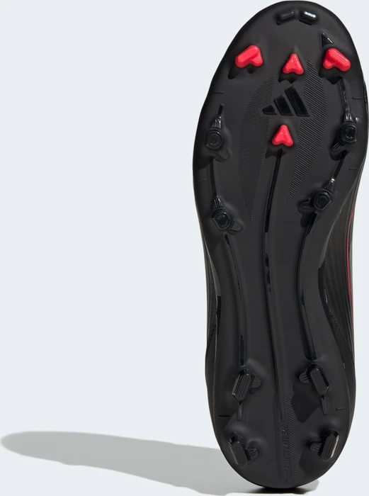 adidas F50 League FG/MG core black/iron metallic/lucid red (Junior)