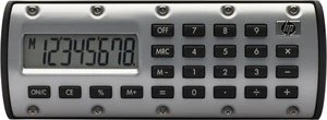 HP QuickCalc, silber