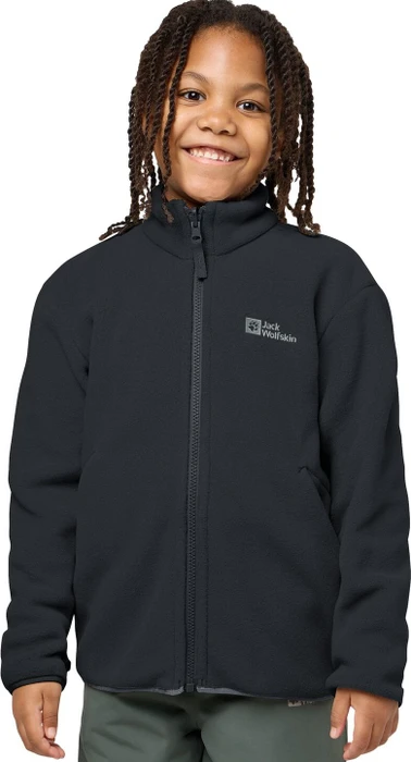 Jack Wolfskin Iceland 3in1 Funktionsjacke schwarz (Junior)