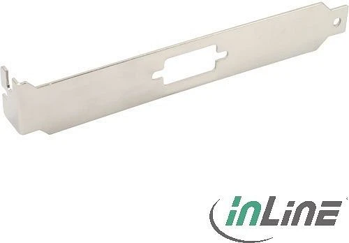 InLine Slotblende zur Befestigung von 9pol. Sub D Stecker oder Buchse, 4er-Pack