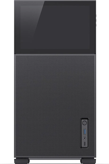 Jonsbo D41 Mesh Screen Black, schwarz, Glasfenster