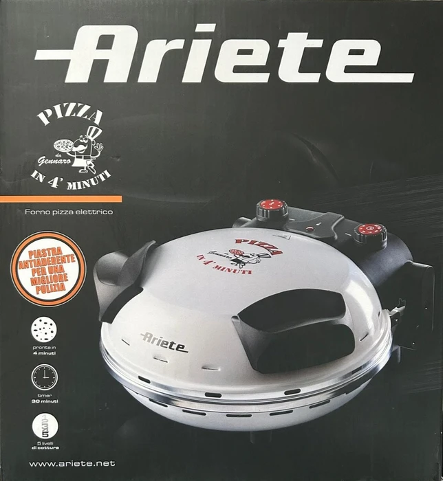 Ariete 0918 In 4 Minuti Pizzagrill weiß
