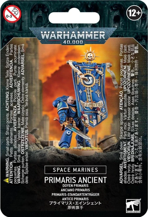 Games Workshop Warhammer 40.000 - Space Marines - Primaris-Standartenträger
