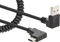 Manhattan Spiralkabel USB-A auf USB-C Ladekabel 1m schwarz Vorschaubild