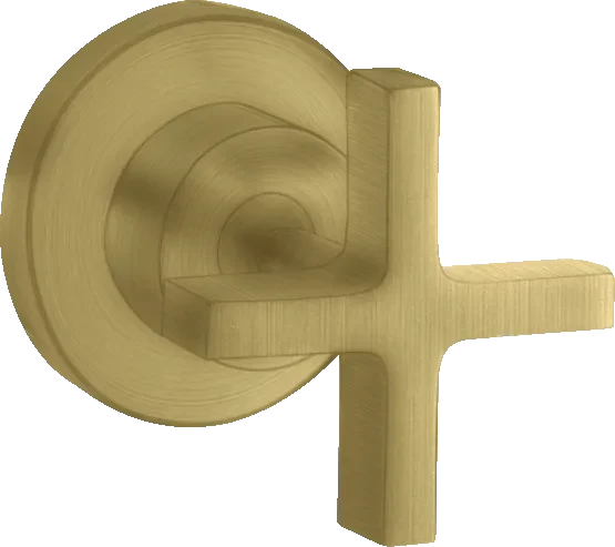 Hansgrohe AXOR Citterio Absperrventil Unterputz mit Kreuzgriff brushed brass