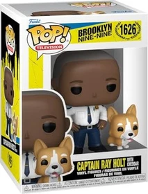 FunKo Pop! Television - Brooklyn Nine-Nine - Captain Ray Holt with Cheddar