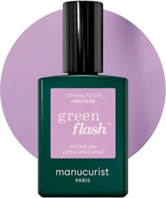 Manucurist Green Flash Led Nagellack lisa lilas, 15ml