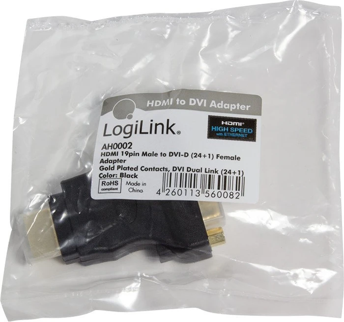 LogiLink HDMI [Stecker] auf DVI-D [Buchse] Adapter
