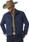 Wrangler Cowboy Cut Western Unlined Jeansjacke (Herren) Vorschaubild