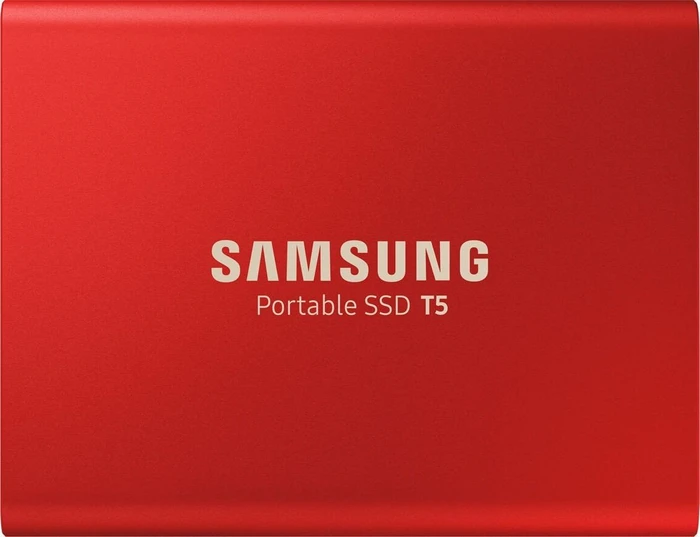 Samsung Portable SSD T5, Metallic Red, 1TB, USB-C 3.1