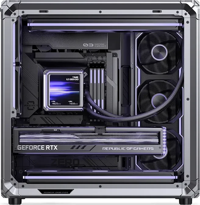 Jonsbo X400 Pro Gray, Glasfenster