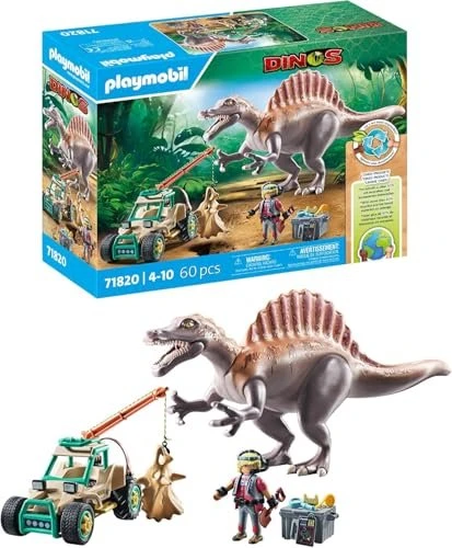 playmobil Dinos Spinosaurus-Angriff auf Dino-Ausgrabung