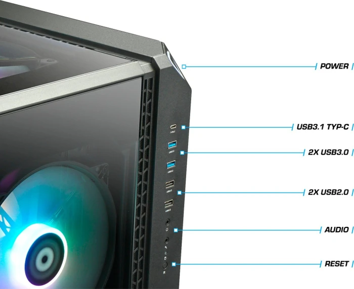 Thermaltake Ganymed v2, schwarz, Core i7-13700K, 32GB RAM, 2TB SSD, GeForce RTX 4080