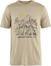 Fjällräven Hoja Lugnt Wool Funktionsshirt kurzarm fossil (Herren)