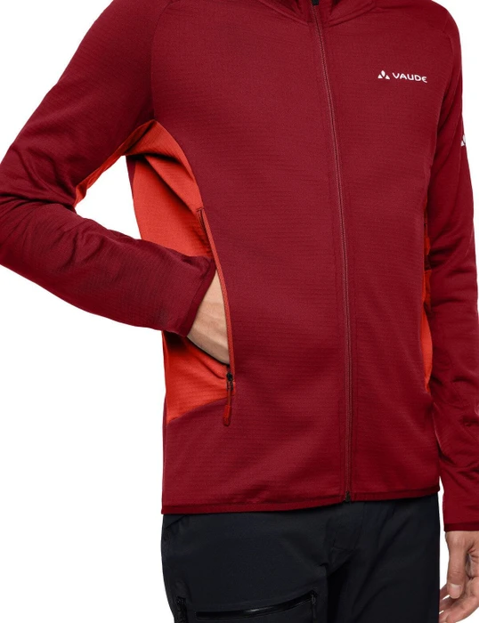 Vaude Monviso Fleece II Jacke carmine/glowing red (Herren)