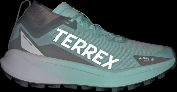 adidas Terrex Agravic GTX Trail semi flash aqua/cloud white/charcoal solid grey (Damen)