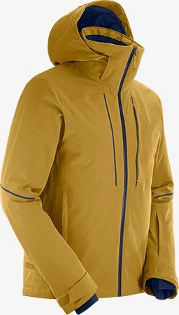 Salomon Edge Skijacke cumin/night sky (Herren)
