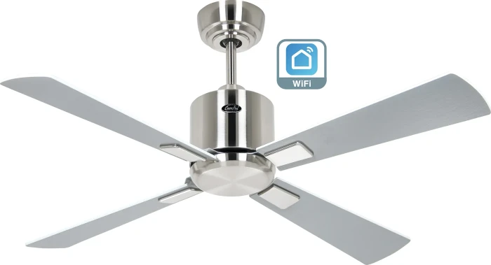 CasaFan Eco Neo III 103 BN-WE/LG WiFi Deckenventilator silber/wenge