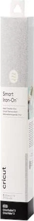 Cricut Joy Smart Vinyl Iron On Glitter Bügelfolie silber, 33x270cm
