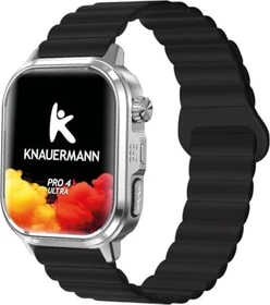 Knauermann Pro 4 Ultra mit Silikonband silber