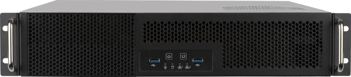 SilverStone RM23-502, Rackmount Storage, schwarz/grau, 2HE, ATX