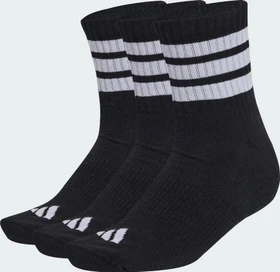 adidas 3-Streifen Cushioned Sportswear Mid-Cut Crew Socken schwarz/weiß, 3 Paare