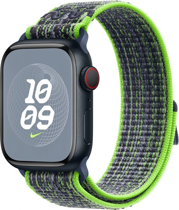 Apple Nike Sport Loop für Apple Watch 41mm Bright Green/blau