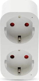 Nedis Smart Stecker 2-fach, 3680W, Typ F, Smart-Steckdosenleiste (WIFIP141FWT)