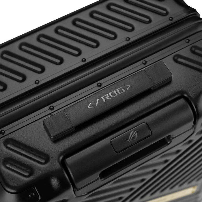 ASUS ROG Slash Hard-Case Luggage, Hartschalen-Trolley, Edition 20, Black