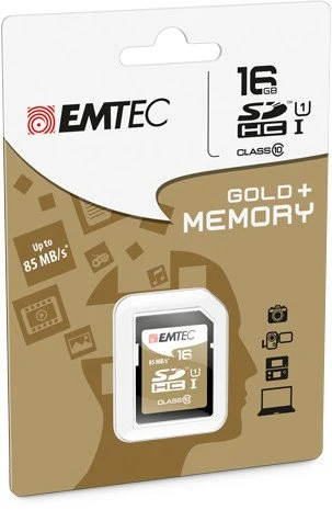 Emtec Gold+ R85/W21 16GB, UHS-I U1, Class 10