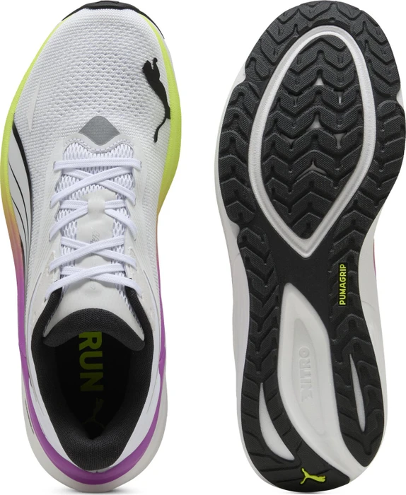 Puma Electrify Nitro 4 puma white/pure magenta/yellow alert (Herren)