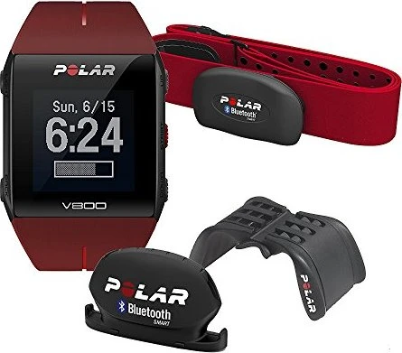 Polar V800 Javier Gomez Noya Special Edition Pulsmesser rot