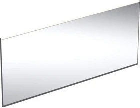 Geberit Option Plus Square Lichtspiegel 160x70x3.5cm, schwarz matt/Aluminium eloxiert