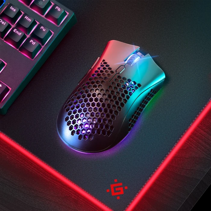 Defender Warlock GM-709L Wireless Gaming Mouse schwarz, USB