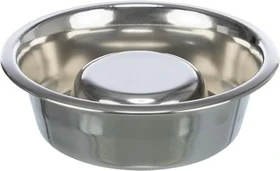 Trixie Slow Feeding Edelstahlnapf, 17cm, 0.6l