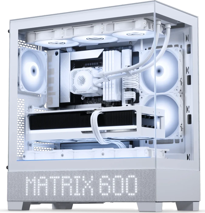 Phanteks XT View Matrix White, weiß, Glasfenster