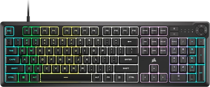 Corsair Gaming K55 CORE RGB, schwarz, USB, US