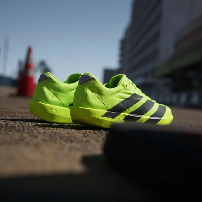 adidas Adizero Adios 9 lucid lemon/core black/halo silver (Damen)