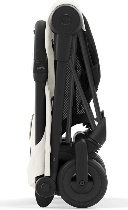 Cybex Coya Matte Black Frame off white