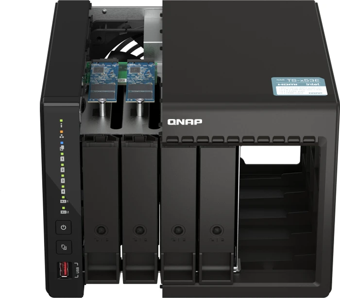 QNAP Turbo Station TS-453E-8G, 8GB RAM, 2x RJ-45 2.5GBase-T, 2x USB-A 3.1