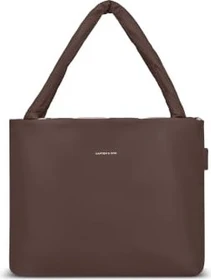 Kapten & Son Norva 2in1 Shopper chocolate brown/striped