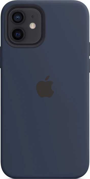 Apple Silikon Case mit MagSafe für iPhone 12/iPhone 12 Pro dunkelmarine