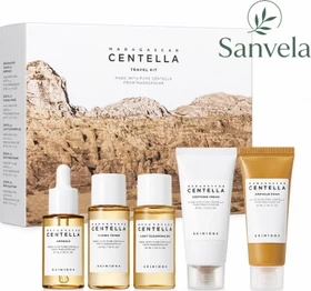 SKIN1004 Madagascar Centella Travel Toner 30ml + Öl 30ml + Schaum 20ml + Serum 30ml + Creme 30ml Geschenkset