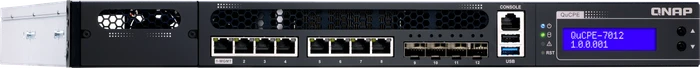 QNAP QuCPE-7012 Dual-System VM-Host & Rackmount 2.5G Managed Switch, 8x RJ-45, 4x SFP+, 1x Erweiterungsslot