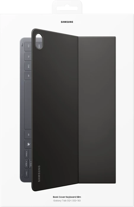Samsung EF-DX840 Book Cover Keyboard Slim für Galaxy Tab S12+, schwarz, US