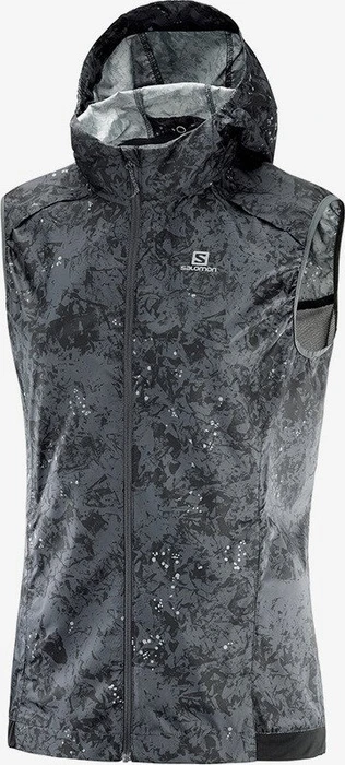 Salomon Agile Wind Laufjacke ebony (Damen)
